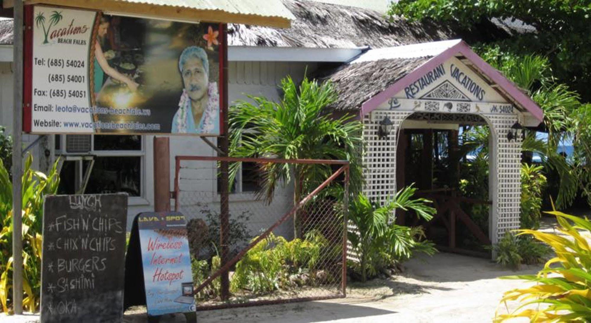 Vacations Beach Fale Hotel Manase Buitenkant foto